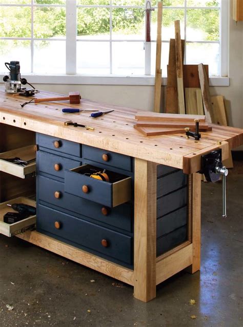 Craftsman Workbench with Drawers – Homes Furniture Ideas