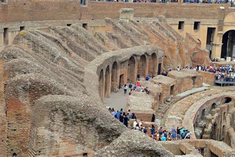 Seating in the Colosseum Colosseum, Coliseum or Coloseo, Flavian Amphitheatre largest ever built ...