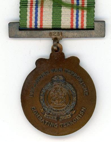 South Africa. Police Medal for Combatting Terrorism – Floyd's Medals