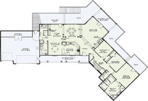 Plan 59196ND: Lake View Home Plan | Lake house plans, Country style house plans, Lake view house ...