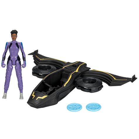 Buy Marvel Studios' Black Panther Wakanda Forever Vibranium Blast Sunbird with 6-Inch Shuri ...