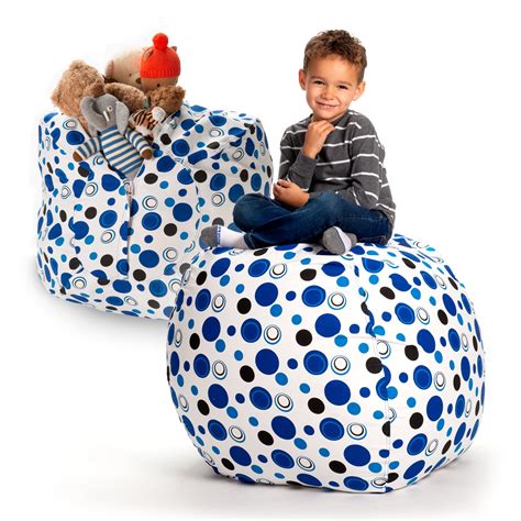 Creative QT Stuffed Animal Storage Bean Bag Chair - Extra Large Stuff ...