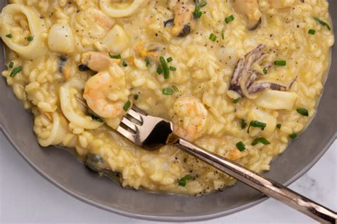 Seafood Risotto - My Life In An Apron