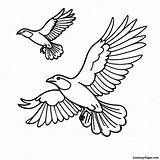 Majestic Ravens Flying Coloring Page  Pagescom sketch template
