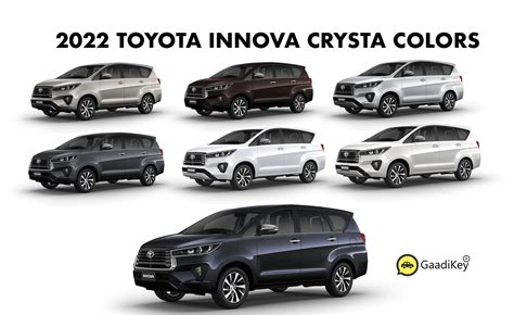 2022 Toyota Innova Colors: Black, Red, Bronze, Grey, Silver, White ...