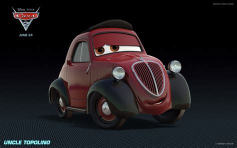 New Cars 2 Characters: Francesco Bernoulli + Uncle and Mama Topolino! • Upcoming Pixar