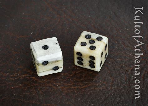 Roman Carved Bone Dice