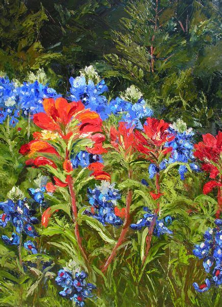 Texas Wildflowers | Art, Wild flowers, Artist