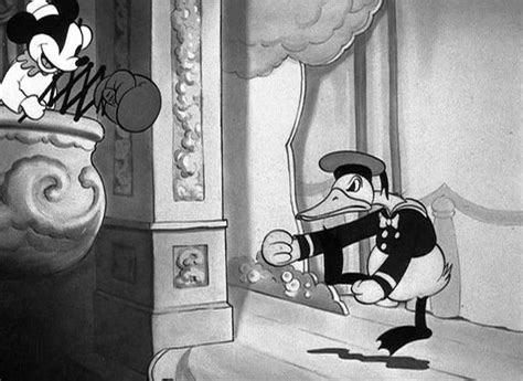 Still from the Mickey Mouse cartoon 'Orphan's Benefit' (Walt Disney ...