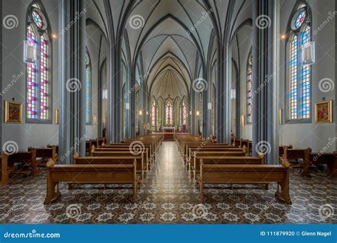 Christ the King Cathedral in Reykjavik Editorial Image - Image of glass ...