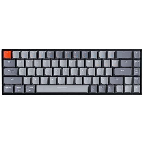 Buy Keychron K6 65% Compact Wireless Mechanical Keyboard for Mac, Hot-swappable White Backlight ...