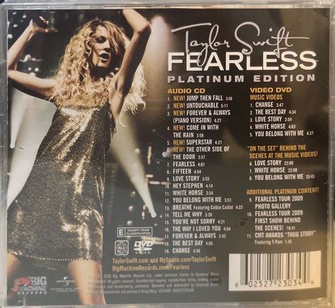 Taylor Swift: Fearless Platinum Edition CD+ DVD with Extra 6 New Songs, Hobbies & Toys, Music ...