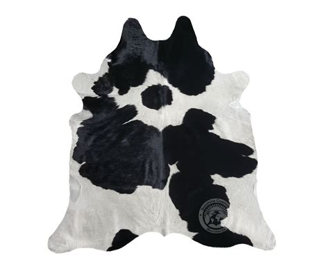 Black and White Cowhide Rug — Luxury Cowhides