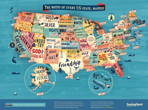 The Motto of Every US State, Mapped - CashNetUSA Blog