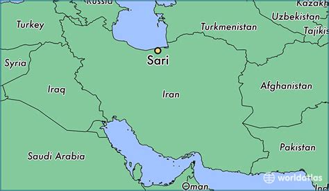 Sari Iran Map ~ CAOTICAMARY