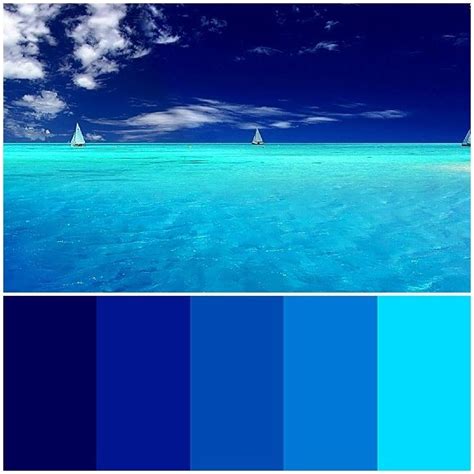 Nautical Inspirations for Home Decorating ⚓ on Pinterest | Ocean ... Royal Colors Palette, Ocean ...