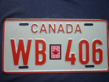 Canada Military License Plate | License Plates | hobbyDB