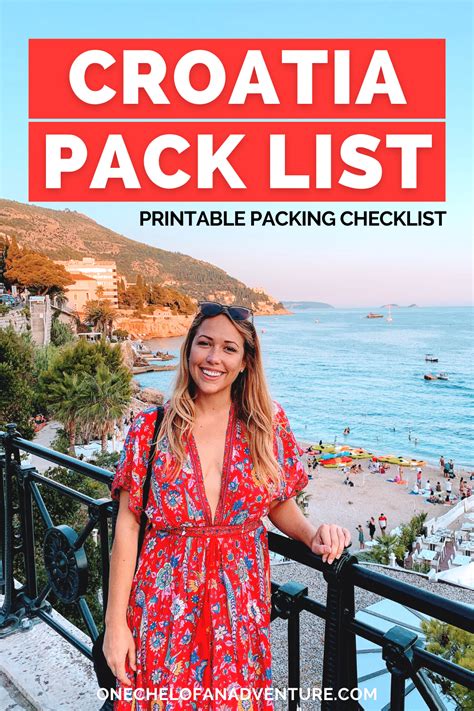 Croatia Packing List, Honeymoon Packing List, Summer Packing, Travel Outfit Summer, Vacation ...