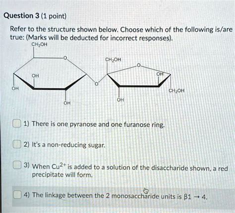 SOLVED: Question 3 (1 point) Refer to the structure shown below: Choose ...