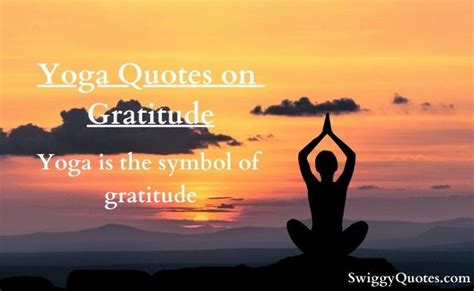 Best Yoga Quotes on Gratitude To Inspire You - Swiggy Quotes