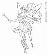 Princess Wand Coloring Pages sketch template