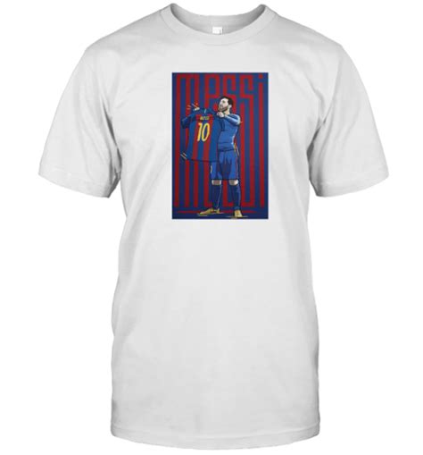 Lionel Messi 10 Celebration Vs Real Madrid Limited Shirt