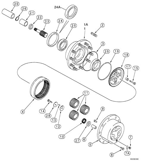 (586G) - CASE FORKLIFT (1/99-12/08) (06-67) - AXLE, FRONT DRIVE ...