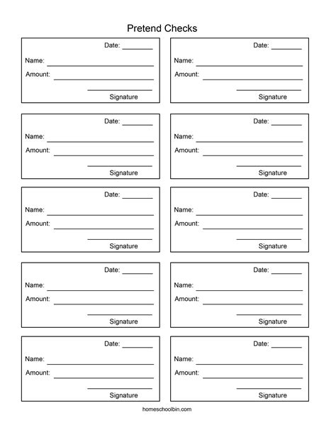 8 Best Images of Printable Play Checks - Free Printable Check Template, Printable Play Checks ...