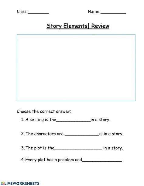 Unlock Creativity with Engaging Story Elements Worksheets - Interactive ...