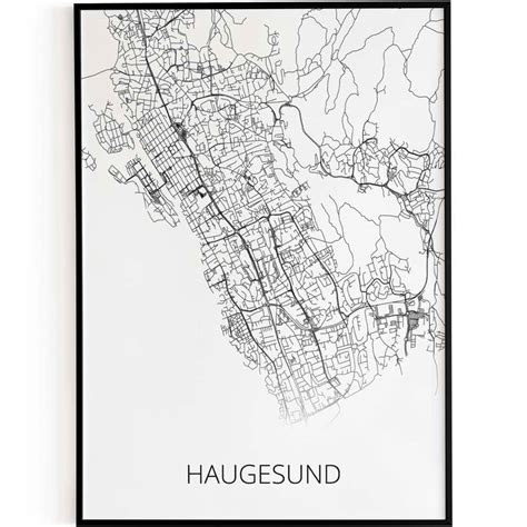 Haugesund, Norway - City Poster Store