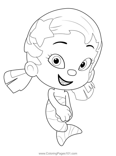 Bubble Guppies Goby Coloring Pages