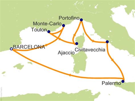 Royal Caribbean Mediterranean Cruise, 8 Nights From Barcelona, Vision ...