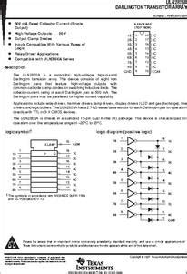 Uln2803a Datasheet Pdf Eight Darlington Arrays