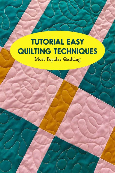 Tutorial Easy Quilting Techniques: Most Popular Quilting by Mark ...