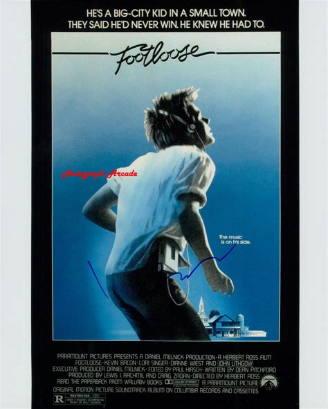 KEVIN BACON Footloose Signed Original Autographed Photo 8x10 COA #1 ...