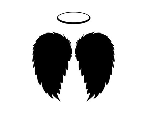 Angel Wings Silhouette - ClipArt Best