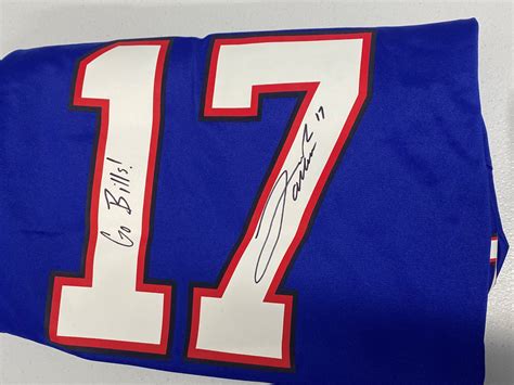 Josh Allen signed jersey | Raffle Creator