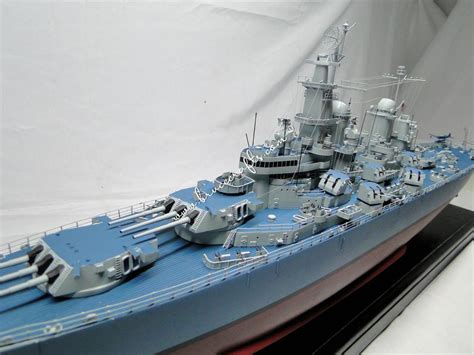 USS Missouri (BB-63) - Mahogany Wooden Aircraft Models – Boat & Ship ...