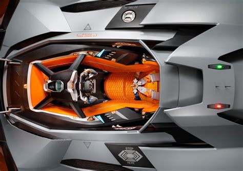 Lamborghini Egoista Concept - Car Body Design