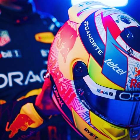 Helmet design of Sergio Perez : r/formula1