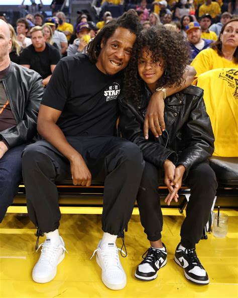 Blue Ivy Carter and JAY-Z at the 2022 NBA Finals | POPSUGAR Celebrity