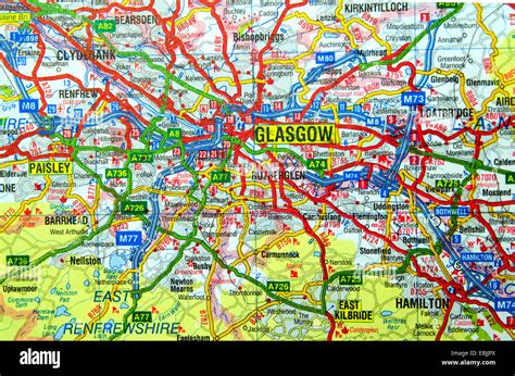 Glasgow Sightseeing Map