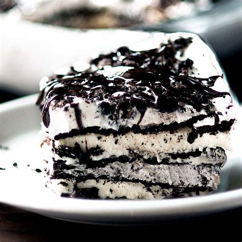 Ice Cream Sandwich Oreo Cake - Chicken Fried Kitchen