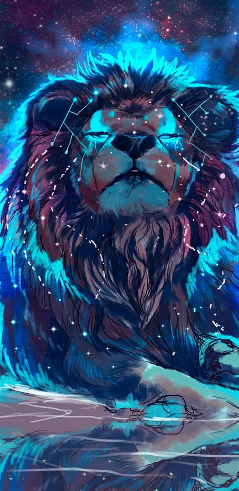 Red And Blue Lion Wallpaper / The commonly used term african lion ...