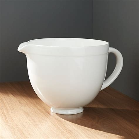 KitchenAid ® Ceramic White Bowl | Crate and Barrel