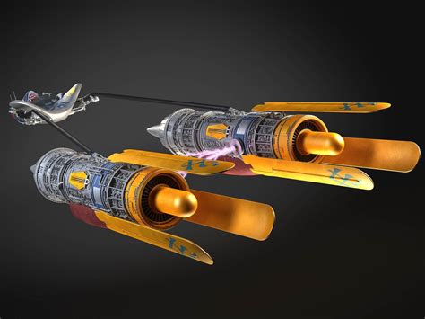 Star Wars Anakin Podracer - 3D Model by SQUIR