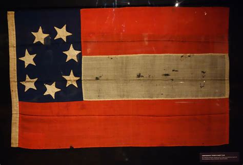 File:Confederate 'Stars and Bars' Flag, captured at Columbia, South Carolina - Wisconsin ...