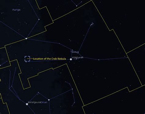 Crab Nebula Facts (NGC 1952) , Size, Picture & Map - Universe Guide