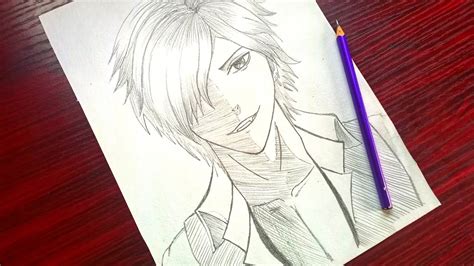 Anime vampire | how to Draw anime vampire boy | step by step|for ...