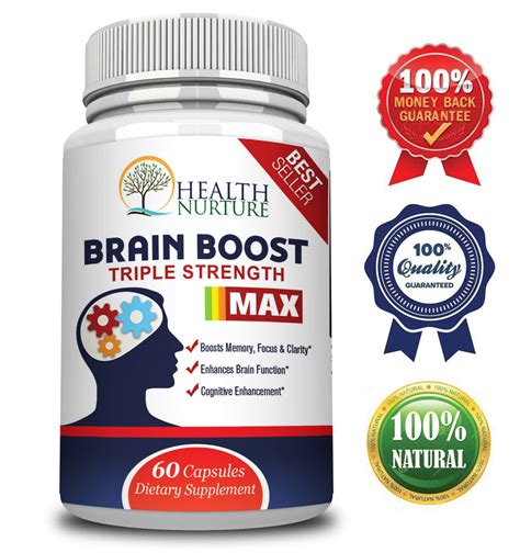 HEALTH NURTURE BRAIN BOOST MAXIMUM STRENGTH - Best Brain Supplement